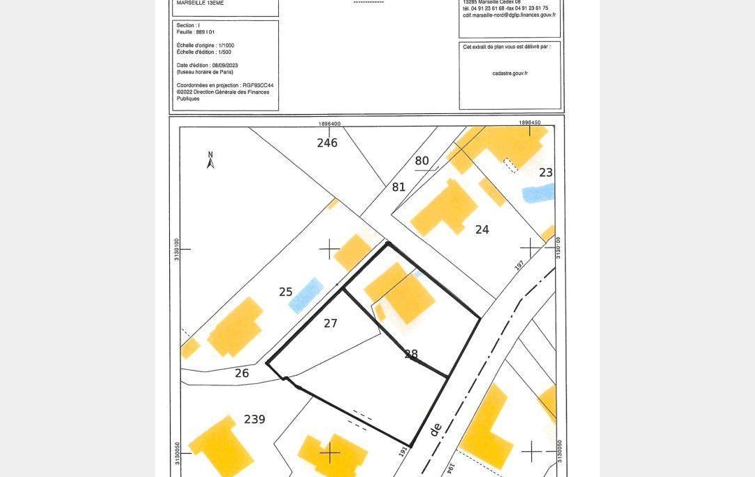 IMMOBILIERE ARTHUR : Terrain | MARSEILLE (13013) | 0 m2 | 320 000 € 