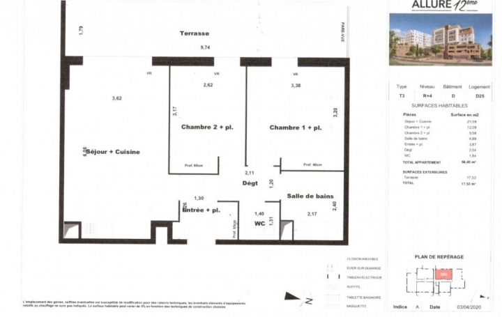IMMOBILIERE ARTHUR : Appartement | MARSEILLE (13012) | 56 m2 | 268 000 € 